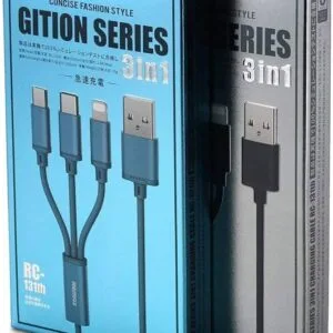 CABLE REMAX 131th 3in1 Noir