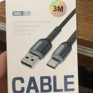 Cable VONK V39 Lightning iPhone 3M Noir