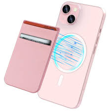 MAGSAFE PORTE DE CARTE ROSE