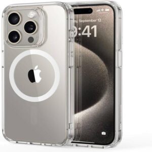 IPHONE 15 PRO MAX COQUE TRANSPARENT MAGSAFE