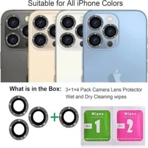 IPHONE 11/11 Pro/11 Pro Max/12/12 Mini/12 Pro (LENTILLE CAMERA STRAS) ROSE