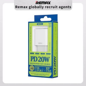 PD +QC FAST CHARGEUR 20W AVEC LE CABLE REMAX RP-U68