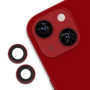 IPHONE 13 /13 mini (PROTECTION LENTILLE CAMERA) ROUGE