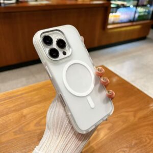 IPHONE 17 PRO COQUE MAGSAFE CLAIRE BLANC