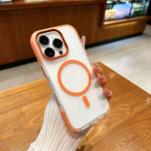 IPHONE 17 PRO COQUE MAGSAFE CLAIRE ORANGE