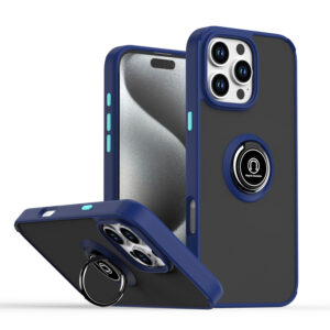 IPHONE 11 COQUE CONTOUR ANNEAUX BLEU