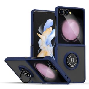 SAMSUNG Z FLIP 3 COQUE CONTOUR ANNEAUX BLEU