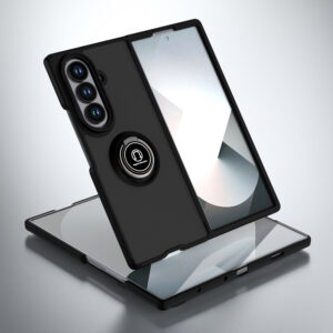 SAMSUNG Z FOLD 3 COQUE CONTOUR ANNEAUX NOIR
