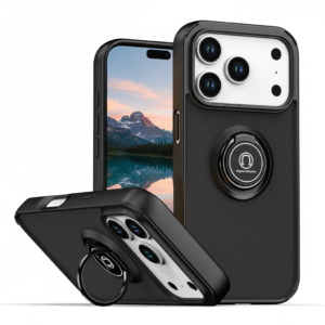 SAMSUNG A05S COQUE CONTOUR ANNEAUX NOIR