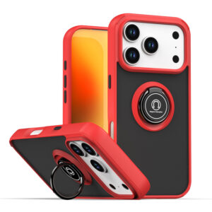 SAMSUNG A05S COQUE CONTOUR ANNEAUX ROUGE
