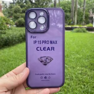 IPHONE 11 COQUE TRANSPARENTE CAMERA VIOLET