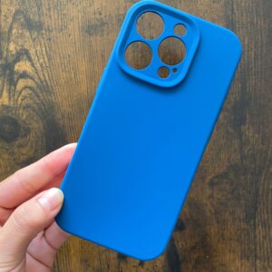IPHONE 11 COQUE GOMME BLEU