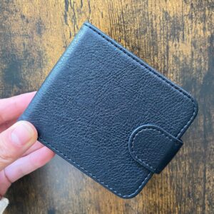 SAMSUNG Z FLIP 3 COQUE POCHETTE PORTE CARTE NOIR