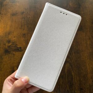 IPHONE 12 POCHETTE PORTE CARTE PERSONNALISEE--BLANC