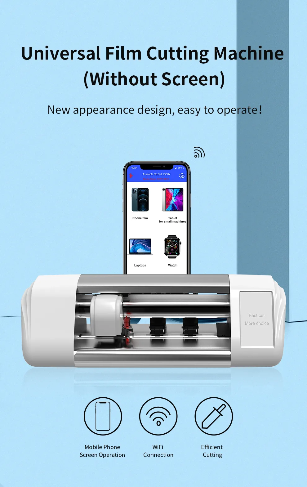 Machine de découpe de film pour tablette/téléphone/protecteur d'écran ( sans écran )