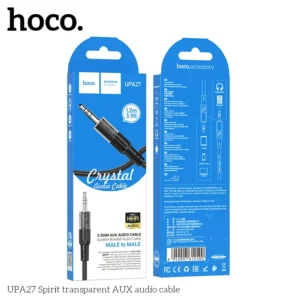 Cable 3.5mm to Type-C “UPA27 Spirit” audio conversion - Noir