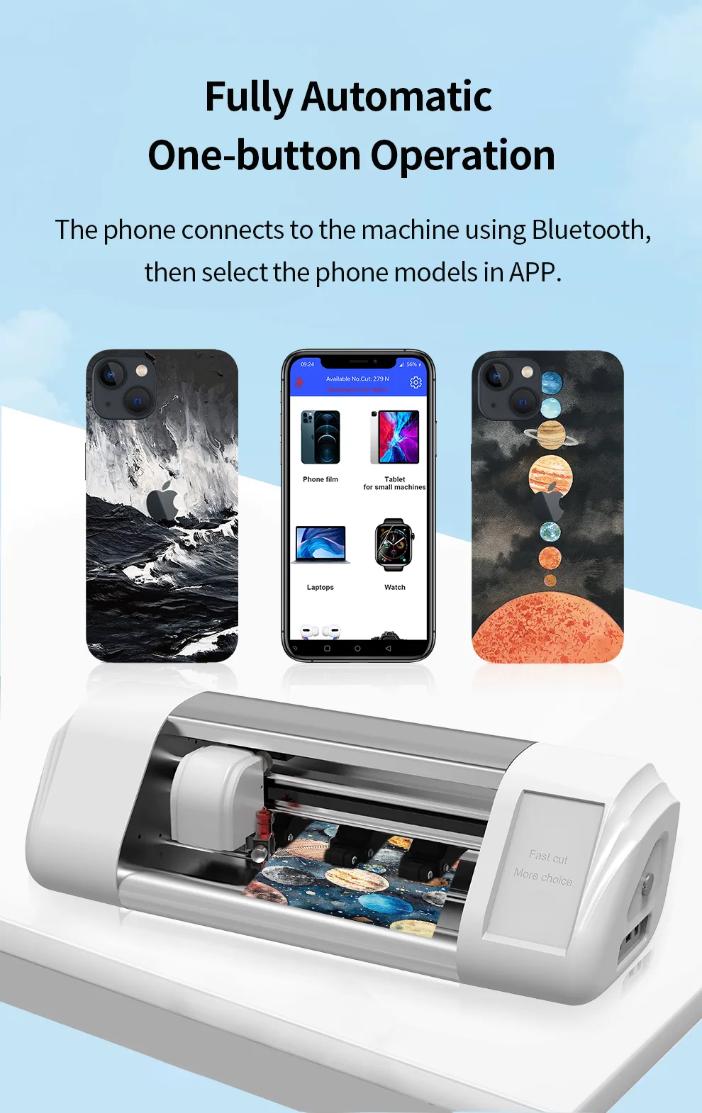Machine de découpe de film pour tablette/téléphone/protecteur d'écran ( sans écran ) – Image 2