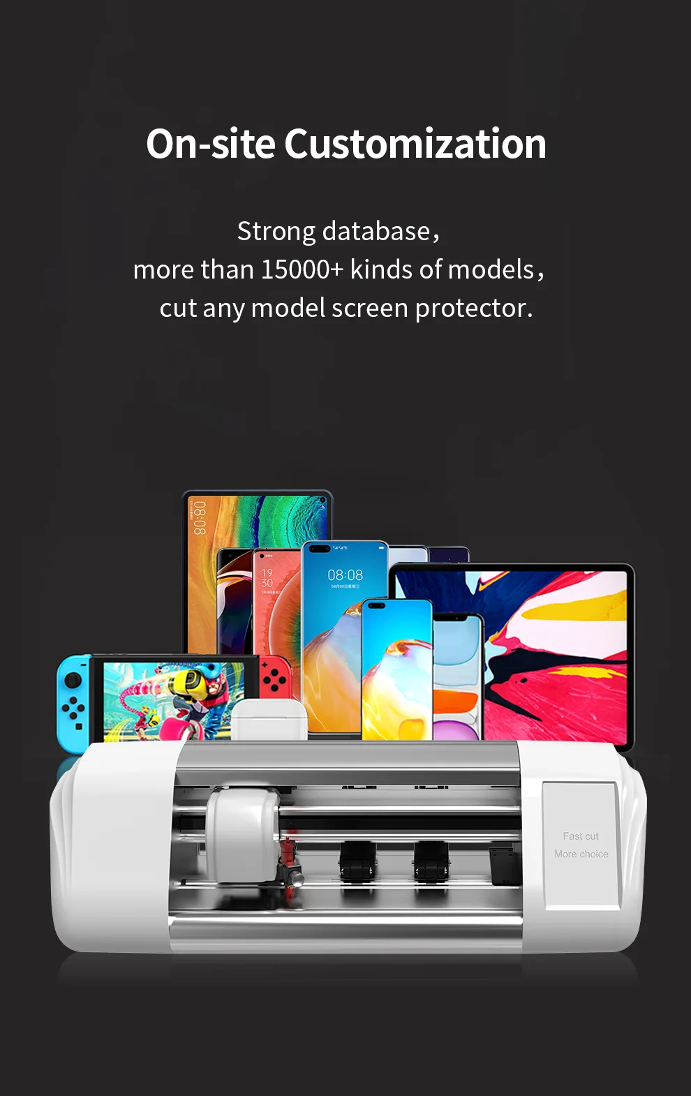 Machine de découpe de film pour tablette/téléphone/protecteur d'écran ( sans écran ) – Image 3