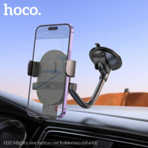 Support de téléphone Pour Voiture H20 Mighty (PARE-BRISE) - Noir