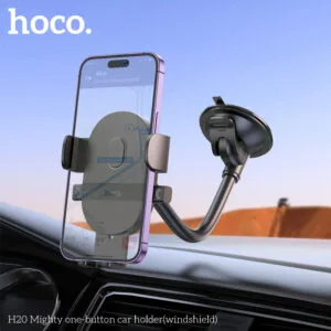 Support de Téléphone Pour Voiture H20 Mighty (PARE-BRISE) - Noir