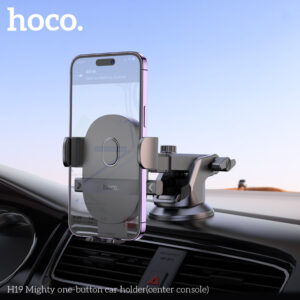 Support de téléphone Pour Voiture H19 Mighty - Noir