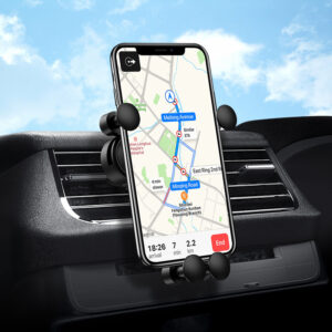 Support de Téléphone Pour grille d'aération de Voiture BH19 BOROFONE - Noir