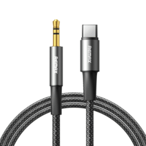 Câble Audio Type-C Vers Jack 3,5mm REMAX C26 - 1.2M - Noir
