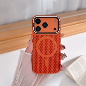 IPHONE 14/13 COQUE PERFOREE MAAGSAFE ORANGE