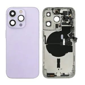 Vitre Arrière Premium Mauve iPhone 12