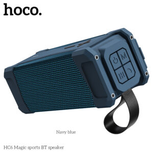 Enceinte Bleutooth Hoco HC-6 Magic Sports Portables-BLEU