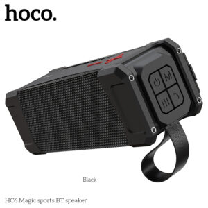 Enceinte Bleutooth Hoco HC-6 Magic Sports Portables-Noir