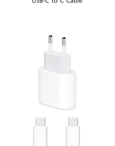 Chargeur PD 35W pour iPhone 15 et modèles supérieurs avec câble USB-C Blanc Boîte 10 pièces