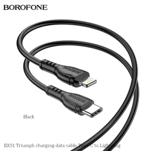 Câble Type-C Lightning BOROFONE BX51 Noir