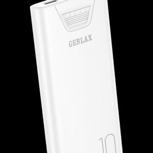 PowerBank Batterie Externe GERLAX 10000mAh Blanc