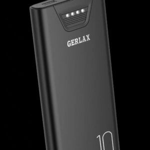 PowerBank Batterie Externe GERLAX 10000mAh Noir