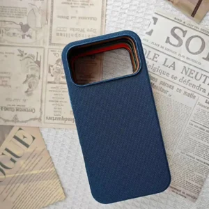 IPHONE 11 COQUE MAGSAFE TISSAGE BLEU FONCEE