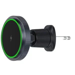 Support voiture magnétique avec charge sans fil 15W D12/D13 Noir