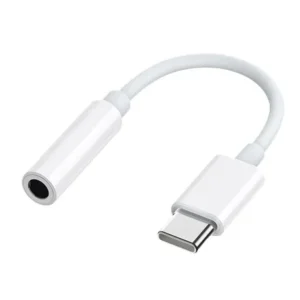 Cable Adaptateur audio Jack to Type c Blanc