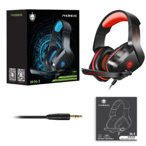 Casque Gaming PHOINIKAS H1 Rouge
