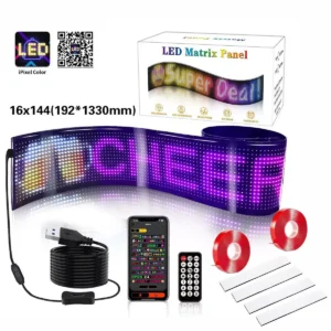 Led Matrix Panel 16144 Noir