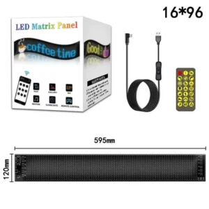 Led Matrix Panel 1696 Noir