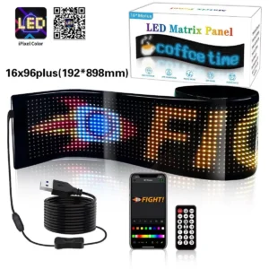 Led Matrix Panel 1696 Plus Noir