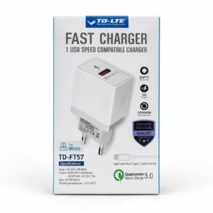 Faste Chargeur secteur TD-LTE FT57 Micro USB Blanc
