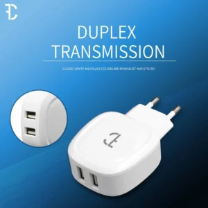 Travel Chargeur 2 Port USB TD-T83S Blanc