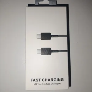 Câble Original USB-C vers USB-C 3A 1 m Noir