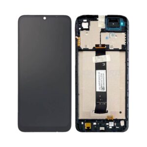 Écran tactile avec châssis compatible avec Xiaomi Redmi A2 – Noir