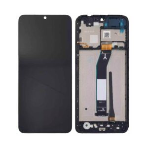 Écran tactile avec châssis compatible avec Xiaomi Redmi A3 – Noir