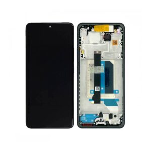 Écran tactile avec châssis compatible avec Xiaomi Redmi Note 14 Pro+ 5G – Bleu