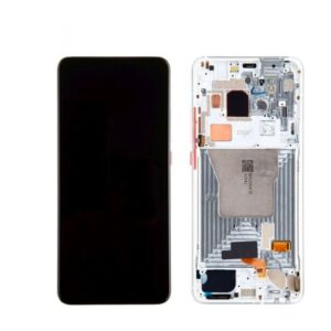 Écran tactile avec châssis compatible avec Xiaomi Poco F2 Pro – blanc