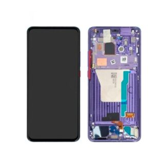 Écran tactile avec châssis compatible avec Xiaomi Poco F2 Pro – violet